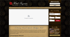 Desktop Screenshot of hotelmazarin.com